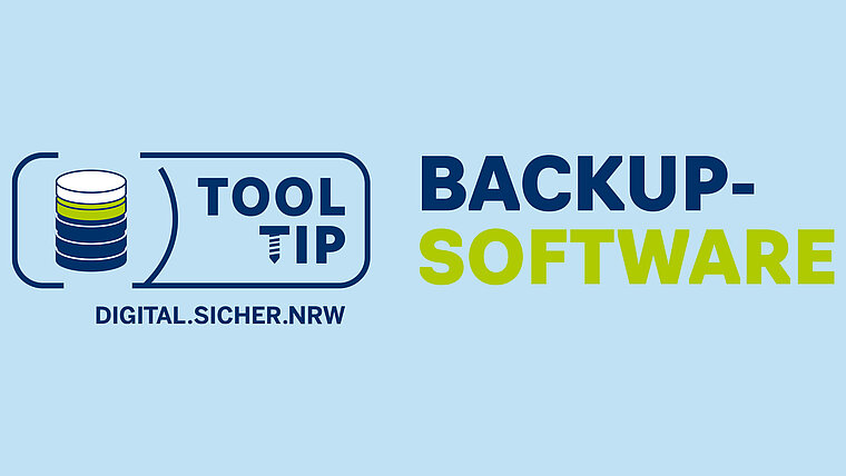 Grafische Darstellung eines Backups mit dem Schriftzug "Tooltip"